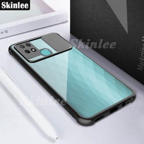 Skinlee Case For Realme C21 C25 Official Original Case Shockproof Clear With Soft Frame For Realme C12 C21Y Cover