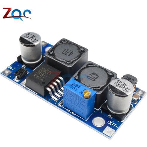 DC-DC DC 5-32V to DC 1.25 -30V XL6009 Auto Boost Buck Power Supply Converter Adjustable Step Up/Down Module Solar Charging Board
