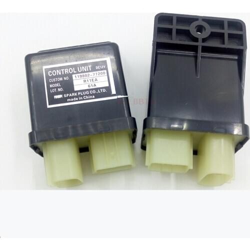 For YANMAR sunward 119802-77200 12V excavator start safety relay preheat start the motor relay excavator accessories