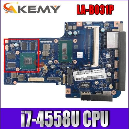 For ZAA50/70 LA-B031P motherboard Lenovo A540 A740 All-in-one machine AIO 27-inch Laptop motherboard i7-4558U CPU GeForce 850A