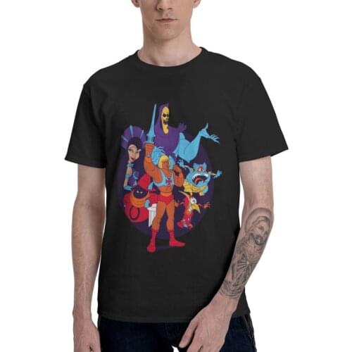 He-Man And The Masters Of The Universe Tshirt Men Fashion Tee Tops 100% Cotton T Shirts Short Sleeve Eternia T-shirts Gift Merch