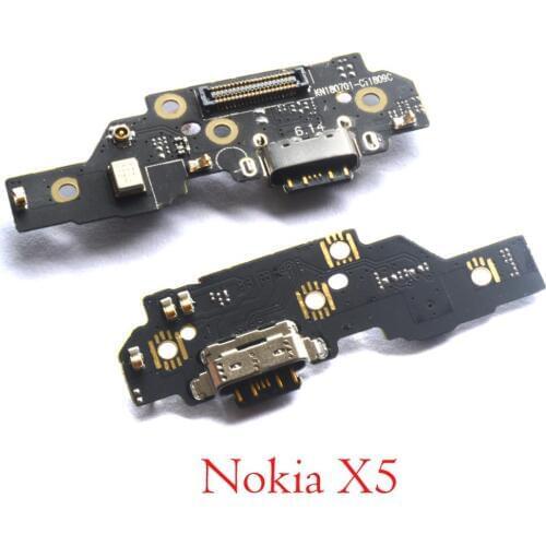 For Nokia 5.1 plus Micro USB Charger Flex Cable/ Micro USB Charging Port board for Nokia X5