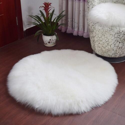 Hot Sale Soft Sheepskin Rug Chair Cover Artificial Wool Warm Hairy Carpet Bedroom Mat Seat Pad Skin Fur Area Rugs Warm Textile x