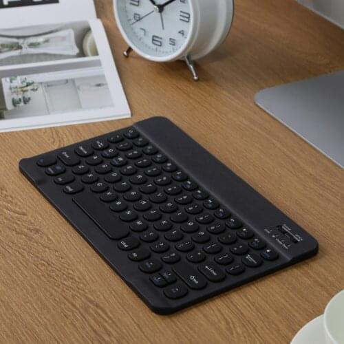 Bluetooth Keyboard Tablet Android Windows Slim Bluetooth Multi Device Keyboard Round Keycaps For iOS Android Computer