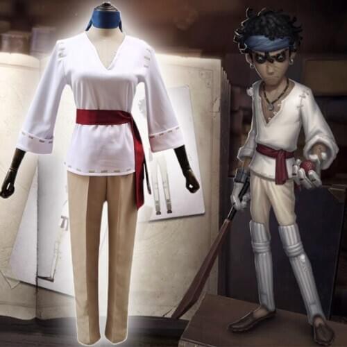 Game Identity V Cosplay Costumes Survivor Ganji Gupta Batter Cosplay Costume Original Skin Uniforms Clothes Suits Sports White