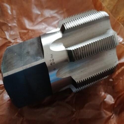 Free shipping cheap&good quality 1PC HSS6542 made NPS 2" Pipe Tap hss machine taps for pipes inner threading making