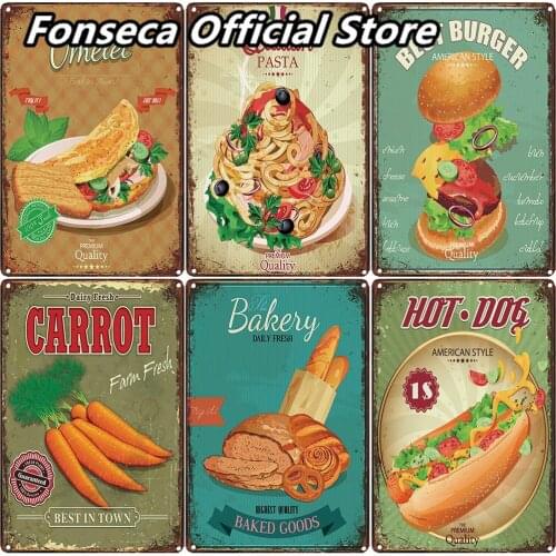 Colorful Delicious Ice Cream Dessert Iron Poster Wall Art Home Kitchen Shop Decor Vintage Chic Iron Plaque Billboard