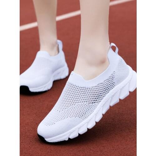 Women Breathable Air Mesh Sneakers Lightweight Black Platform Sneakers Summer Women Vulcanize Shoes Fashion Casual Walking Shoes