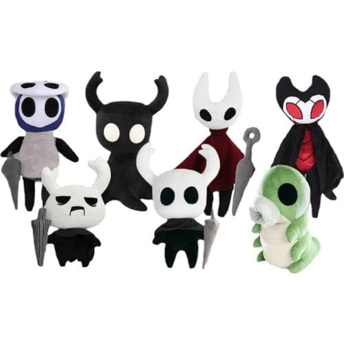 Hot Game Hollow Knights Plush Toys Cartoon Figure Zote Ghost Grimm Quirrel Stuffed Doll Soft Anime Toy Kids Birthday Gifts
