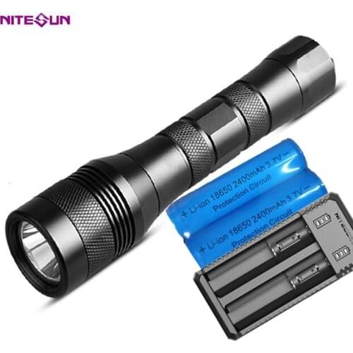 NITESUN DIV01 Diving Flashlight CREE XM-L2 U4 6500K LED max 1050 lumen Land throw 320m underwater 150M waterproof dive torch