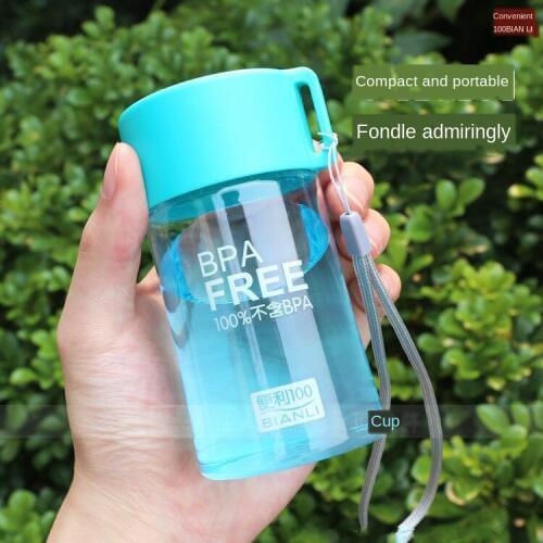 New Small Capacity Plastic Water Cup Portable Handy Bottles Mini Childrens Water Cup Leakproof Water Bottle