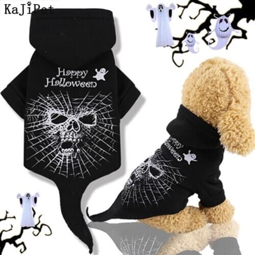 Skeleton Pet Dog Clothes Halloween Decoration Halloween Spider Costume For Dogs Pet Clothing Chihuahua Dog Clothes For Small Dog
