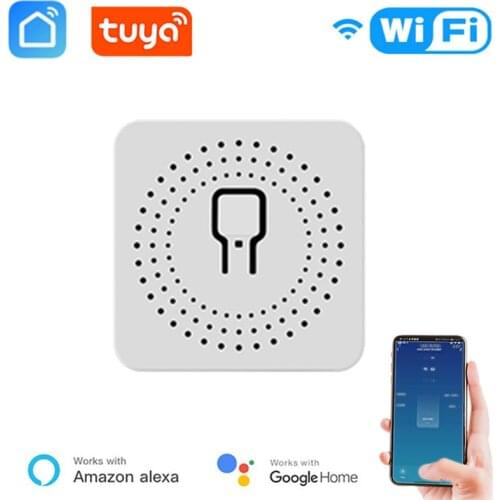 Tuya Smart Wifi 10A Switch Timer Wireless Switches Smart Home Automation Compatible With Alexa Google Home Smart Life APP