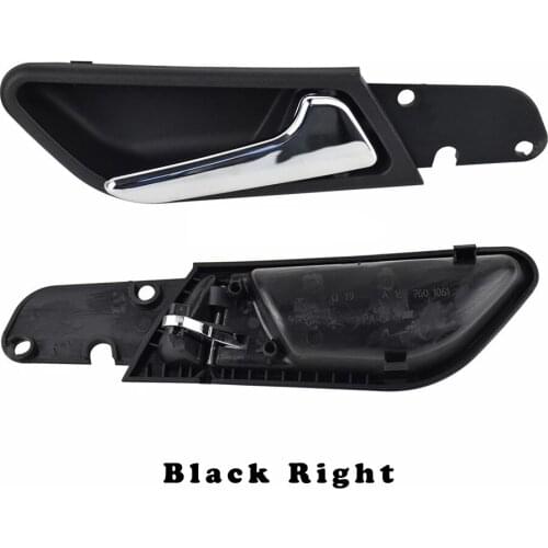 Right Side Car Interior Door Handle Trim For Mercedes-Benz W169 W245 A B Class 2008-2012 Black Auto Accessories
