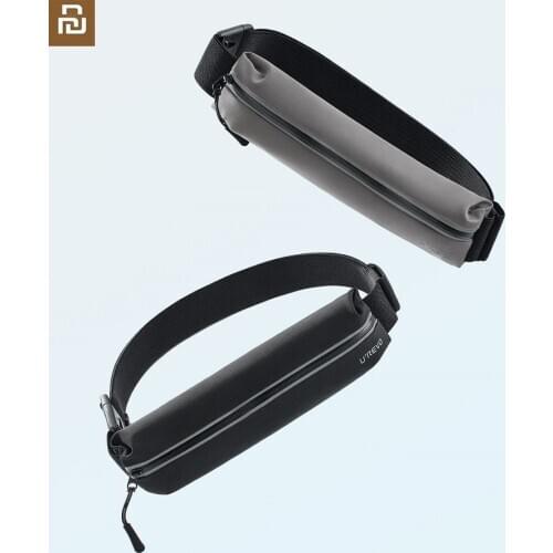 Youpin UREVO Fashion Wasit Bag Sports Belt Bag Outdoor Sports Pockets Men Women Bag Waterproof and Sweat-proof Reflective Strip