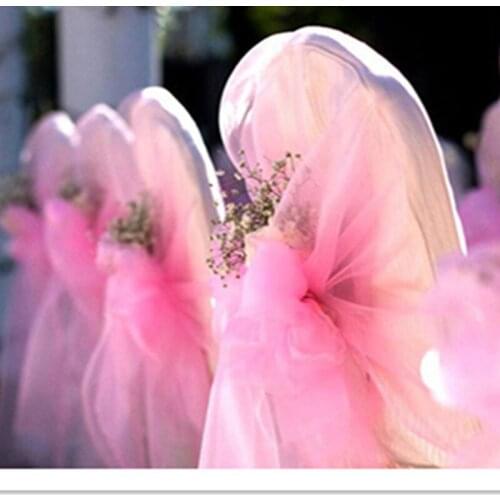 Tulle Roll 5m/lot Sheer Crystal Organza Fabric DIY Tutu Skirt Pom mariage Wedding Birthday Decoration supplies pink blue 5Z