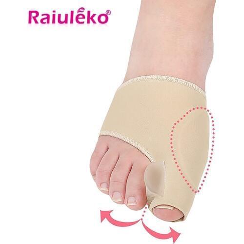 1 Pair Adjuster Hallux Valgus Straightener Bunion Thumb Protector Comfortable Toe Separator Corrector Soft Thumb Feet Care Tool