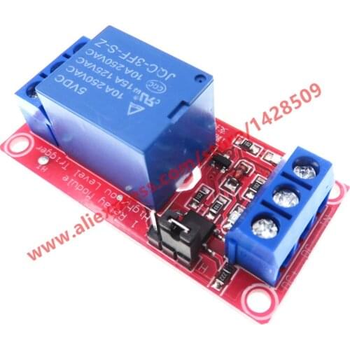 1pc 1 Channel Optocoupler Isolation Relay Drive Module Support High and Low Level Trigger 5V Expansion Red Board