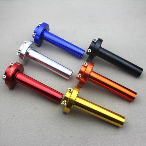 1pcs Universal 22mm 7/8" CNC Aluminum Accelerator Throttle Twist Grips Handlebars for Motorcycle Moped Scooter Bike