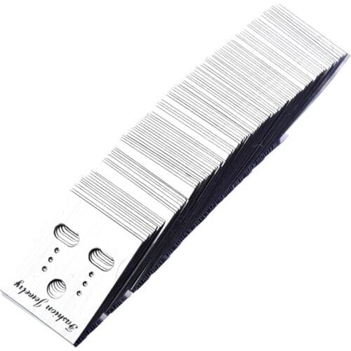 100 X Plastic 4x3cm earring display