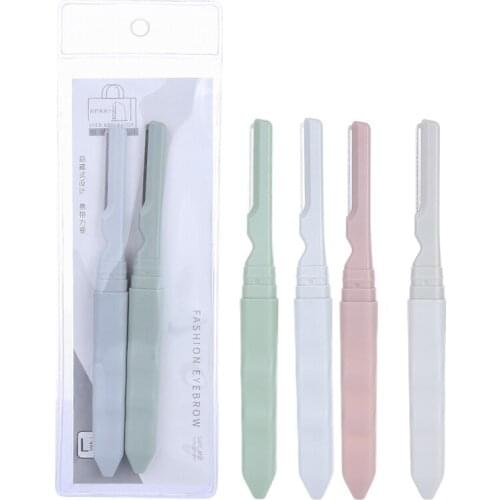 Eyebrow trimmer Facial Face Razor Eyebrow Trimmers Blades Shaver Knife Blade Eye Brow Shaping Hair Remover Tools set