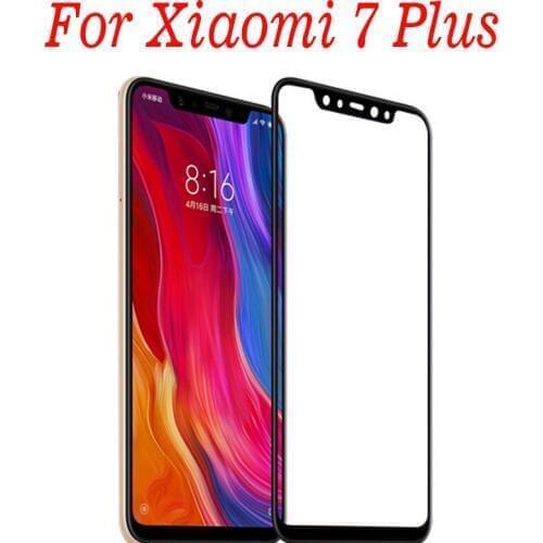 3D Full Glue Tempered Glass For Xiaomi 7 Plus Full Cover 9H Protective film Screen Protector For Xiaomi 7 Plus
