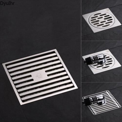 Bathroom accessories thickened 304 stainless steel bathroom shower room deodorant floor drain large displacement anti-blocking