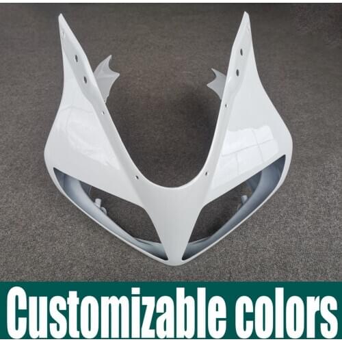 Fit For SV650/S SV1000/s 2003 - 2011 Front Upper Fairing Headlight Nose Cowl White