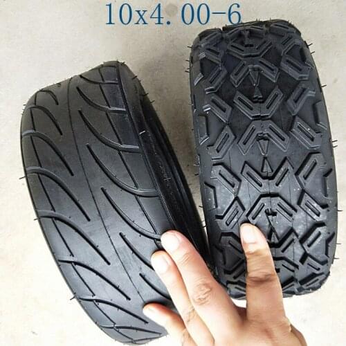 Free shipping10X4.00-6 10*4.00-6 Tire Tubeless Vacuum Tyre For Electric Citycoco Scooter Go karts ATV Quad bike OFF-Road