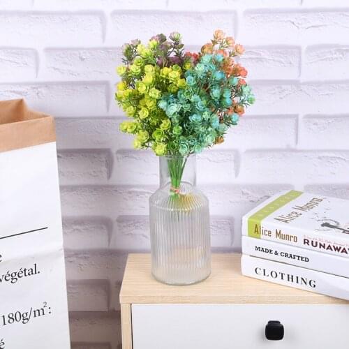 Rose Bud Bunch Indoor Home Living Room Simulation Flower Restaurant Layout Real Estate Partition Flower Arrangement