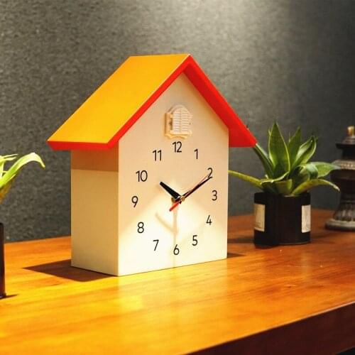 Cuckoo Quartz Wall Clock Modern Bird Hanging Watch Decoration Alarm Clocks Home Living Room