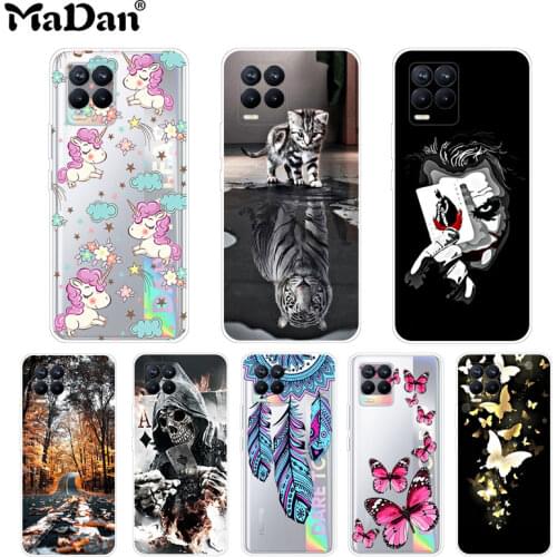 Cool Casing For Realme 8 Case Realme 8 Pro OPPO Realme8 4G Phone Cover Funda Thin Clear Soft Silicone Protection Back Capa