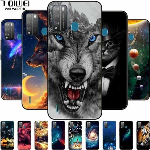 For Itel Vision 1 Pro Case Soft Silicone Black Space Print TPU Cover for Itel Vision 1 Vision1 L6005 Phone Case Shockproof Funda