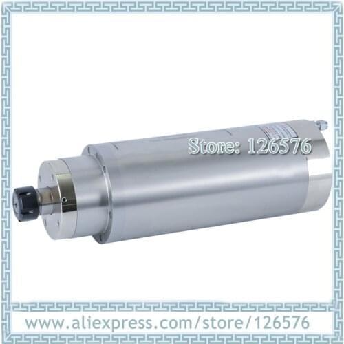 GDK125-15Z/11 Constant Torque 11kw ER32 D125mm Water Cooled 4 Bearing Spindle Motor 6P 15000rpm For Stone And Metal