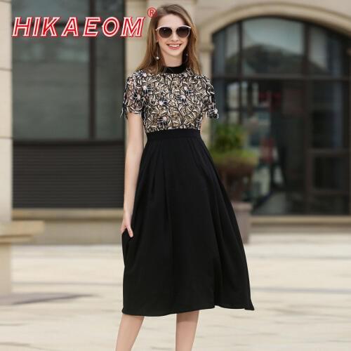 HIKAEOM Short Sleeve Dresses
