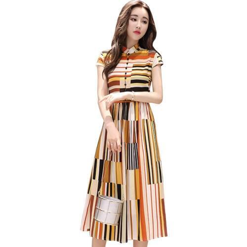HVMODLZV Summer Short Sleeve Dresses