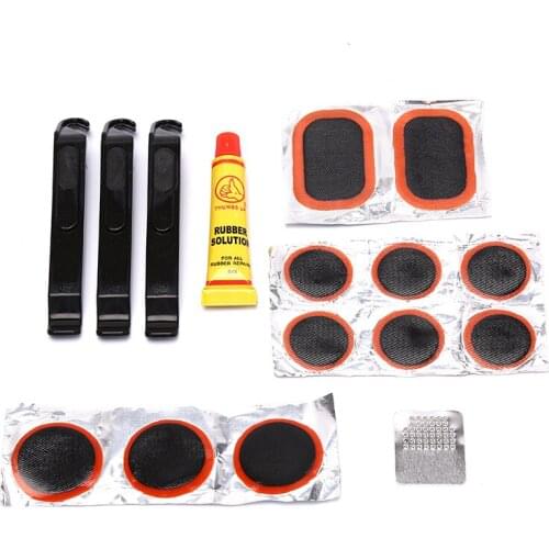 Bicycle Tire Repair Tool Bicycle Tyre Rubber Patch Piece Cycling Repair Tools Kits