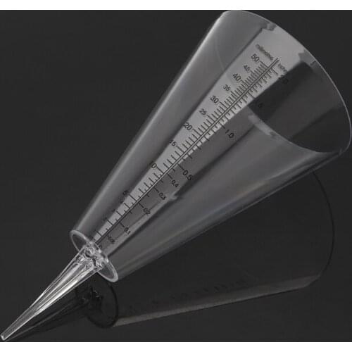 YYSD Conical Rain Gauge Plastic Clear Outdoor Home Garden DIY Craft Tool Professional