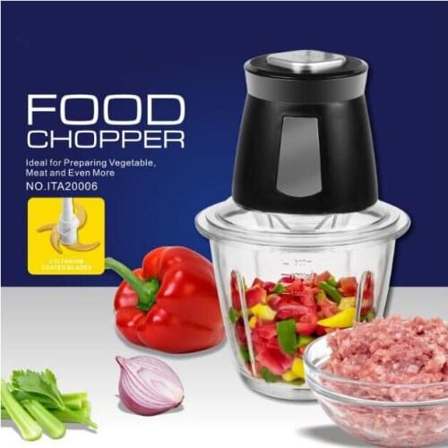 Meat grinder, vegetable grinder, food processor, 1.25L electric meat grinder, vegetable cutter, food supplement machine