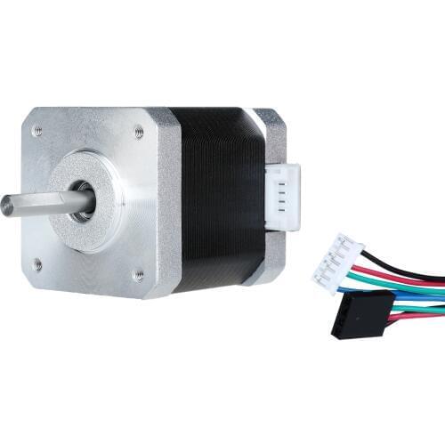 New listing!1pc Wantai Nema17 Stepper Motor 42BYGHW609L20P1-X2 Single Flat D-Shaft 40N.cm 56oz-in special for 3Dprinter