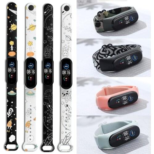 Strap for Mi band 4 5 Sport soft Silicone belt watchband Bracelet For Xiaomi Mi Band 3 smart watch Replacement Fashion wristband