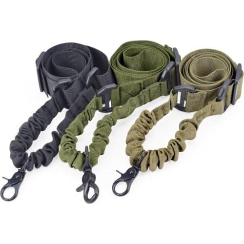 Tactical Single Point Rifle Sling Nylon Shoulder Strap Adjustable Paintball Airsoft Military Gun Belt Army Hunting Accessories