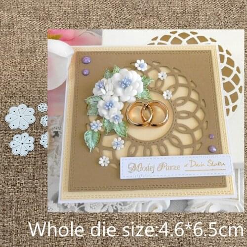 XLDesign Craft Metal Cutting Dies cut die new 5pcs flower decoration Scrapbooking Album Paper Card Craft Embossing Die Cuts