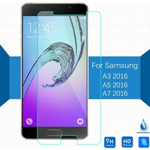 Tempered Glass Screen Protector for Samsung Galaxy A3 A5 A7 2016 A3100 A5100 A7100 2017 Protective Film Guard pelicula de vidro