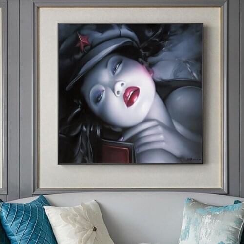 Famous Chinese Lv Yanjun LimitedHuge Sizes by Hand Made Oil Painting on Canvas for Wall Painting