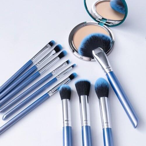10 PCS Makeup Brush Eye Shadow Brush Eyebrow Facial Makeup Set Brush Foundation Brush Make up Beauty Cosmestic Brushes