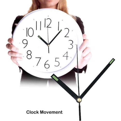 Silent Wall Clock Movement DIY Mechanism Parts 1/2 Inch Total Shaft Length DIY Repair Parts For Home Decoration