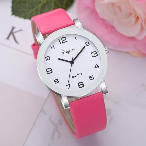 Orologio donna Leather Band Watch Analog Wrist Watch Casual Women Womens Casual Quartz Watches Gift Relogio Feminino