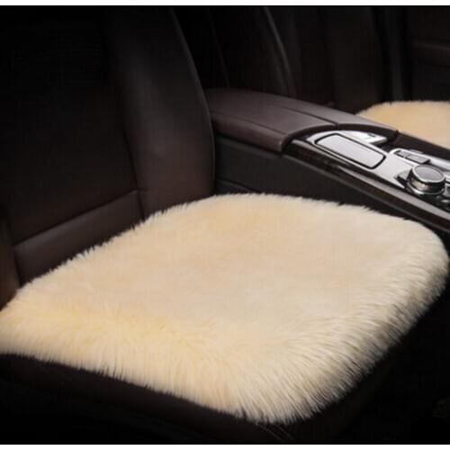 Soft Warm Faux Fur Car Seat Covers Universal Size Car Seat Cushion Autumn and Winter Car Seat Pad Seat Cover Protector Mat Pad