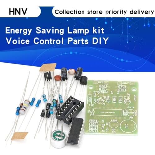 Energy Saving Lamp LED Light Incandescent Light CD4011 Sound and Light Control Switch Kit DIY Voice Control Parts Module